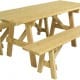 Mendon Woodcraft 6' Picnic Table