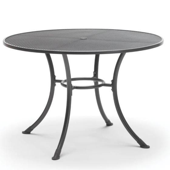 48 Round Wrought Iron Mesh Top Table