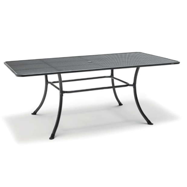 57 Wrought Iron Mesh Dining Table