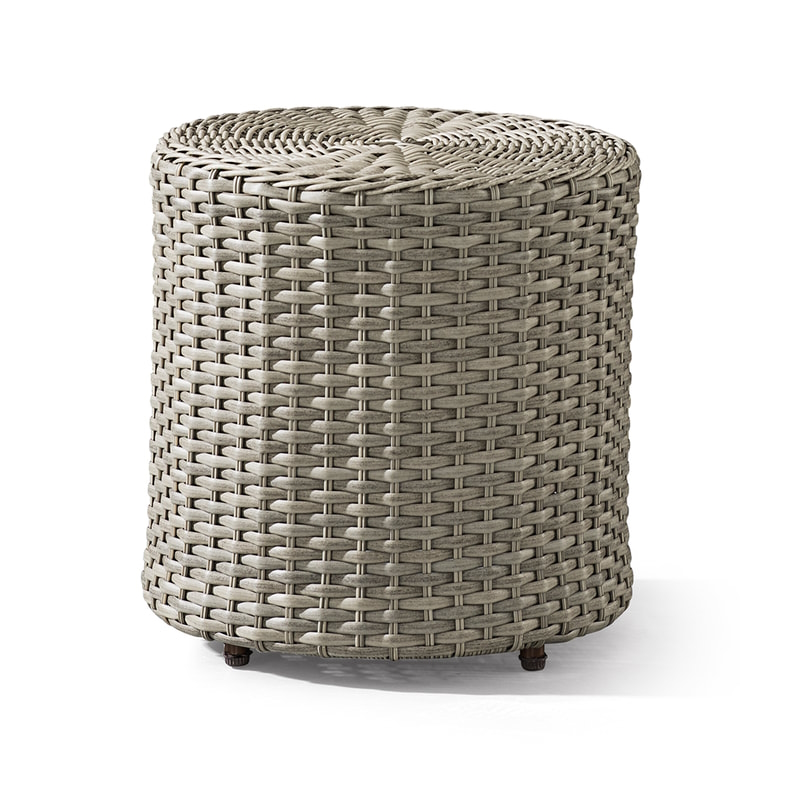 Biscayne Drum End Table