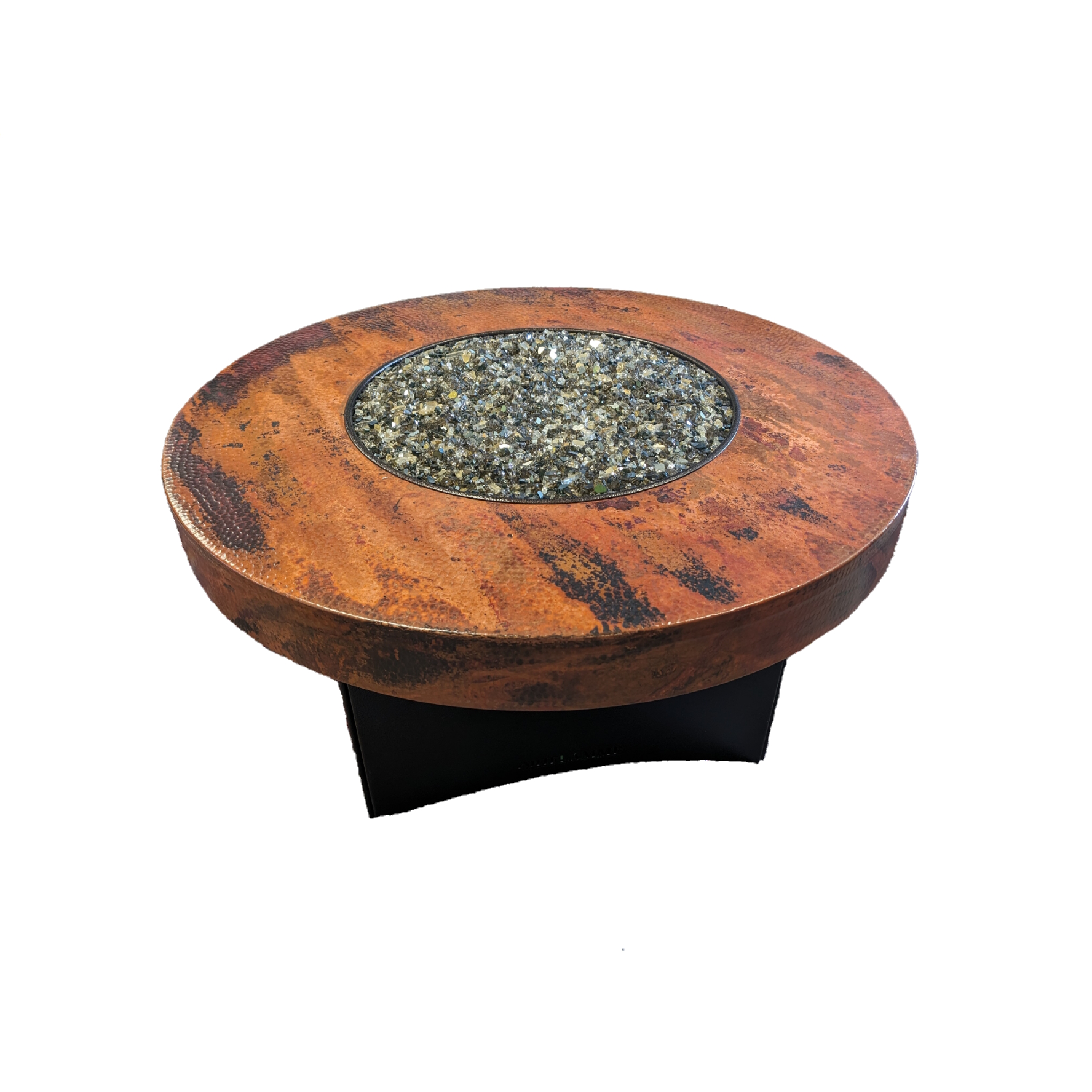 Hammered Copper 42″ Fire Table