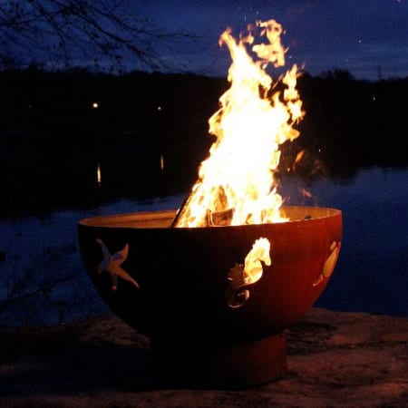 Sea Creatures Fire Pit