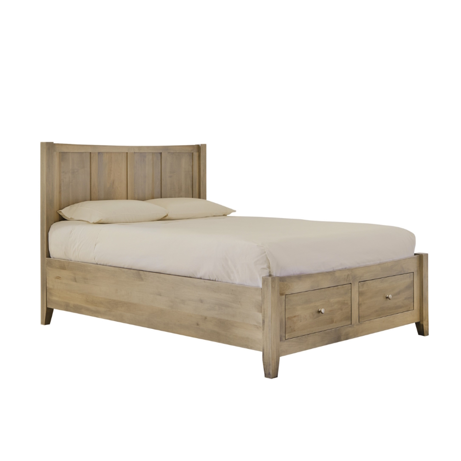 Queen Atwood Panel Bed w/ Drawers