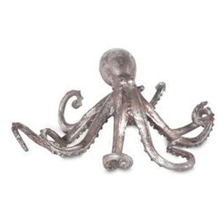 Stratford Silver Octopus Sculpture