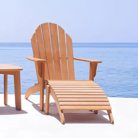 Wickford Teak Adirondack Footstool