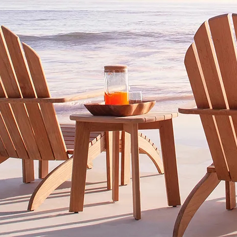 Wickford Teak Adirondack Side Table