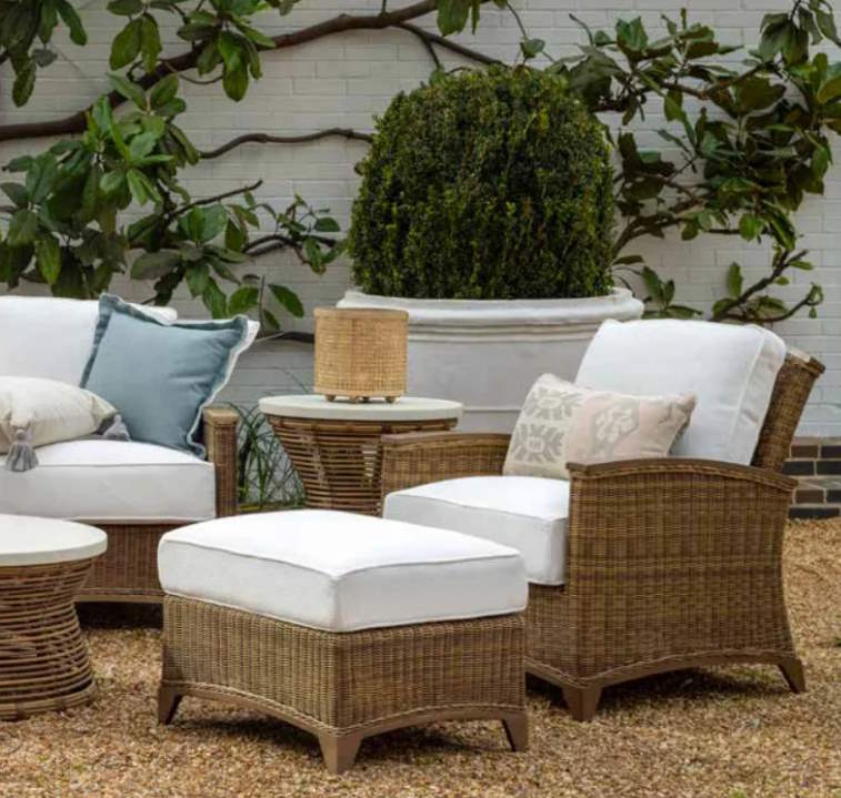 Astoria Woven Ottoman