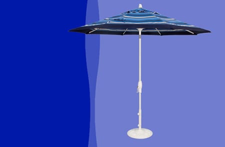 Octagonal 9′ Auto Tilt Umbrella