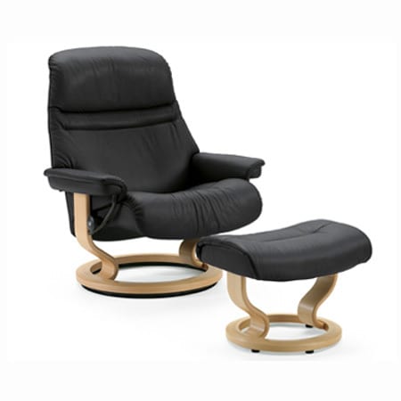 Sunrise Recliner and Ottoman (Large)