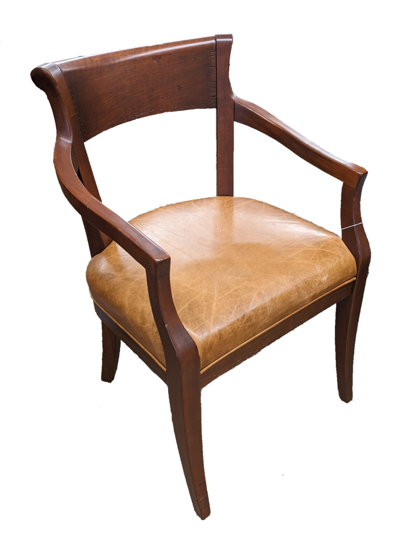 Vineyard Chair in Antique Legacy Leather