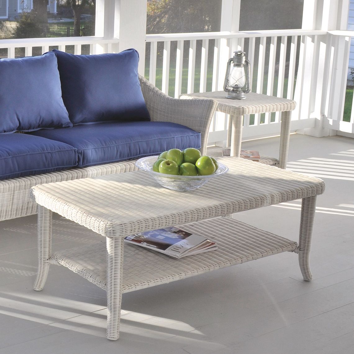Cape Cod Coffee Table With Glass