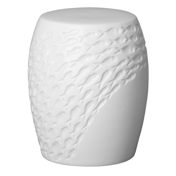 Fish Ceramic Garden Stool