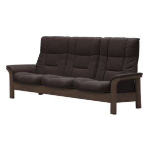 Buckingham High Back Sofa in Paloma Chocolate