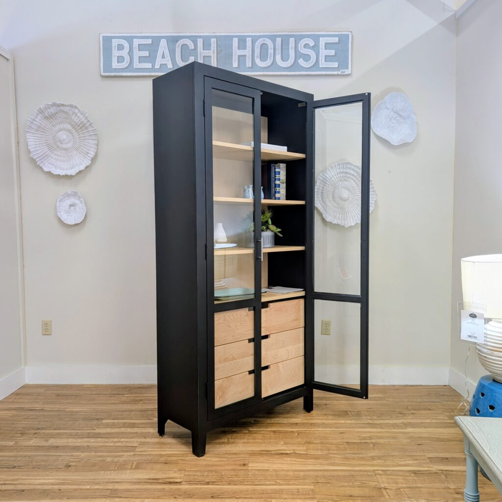 Obsidian Display Cabinet