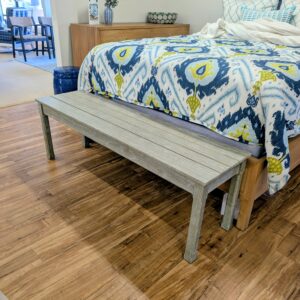 Cottage Queen Bed Bench