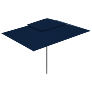 8.5x11' Umbrella with Admiral Blue Canopy