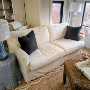 Jordan Sofa in Natural Twill Fabric