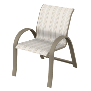 Aruba Sling Stacking Arm Chair