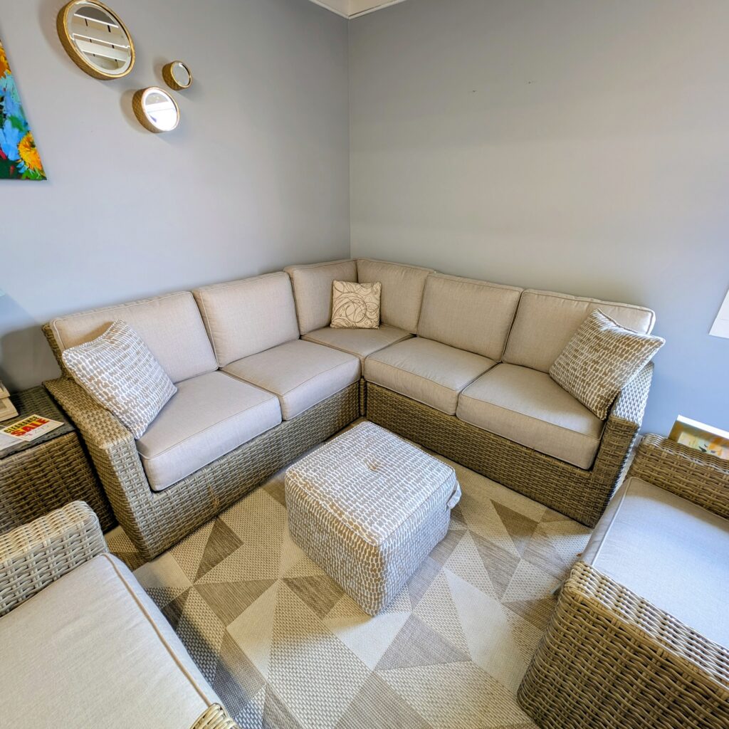 Biscayne Sectional in Sandpiper Finish