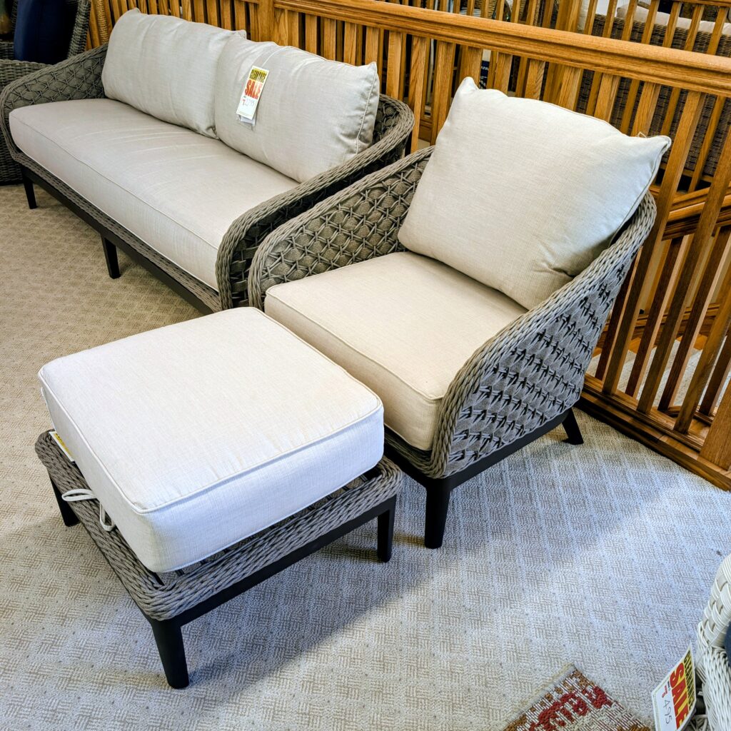 Marbella Club Chair and Ottoman