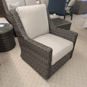 Swivel Glider Wicker Chair