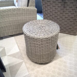 Drum End Table in Sandpiper Finish